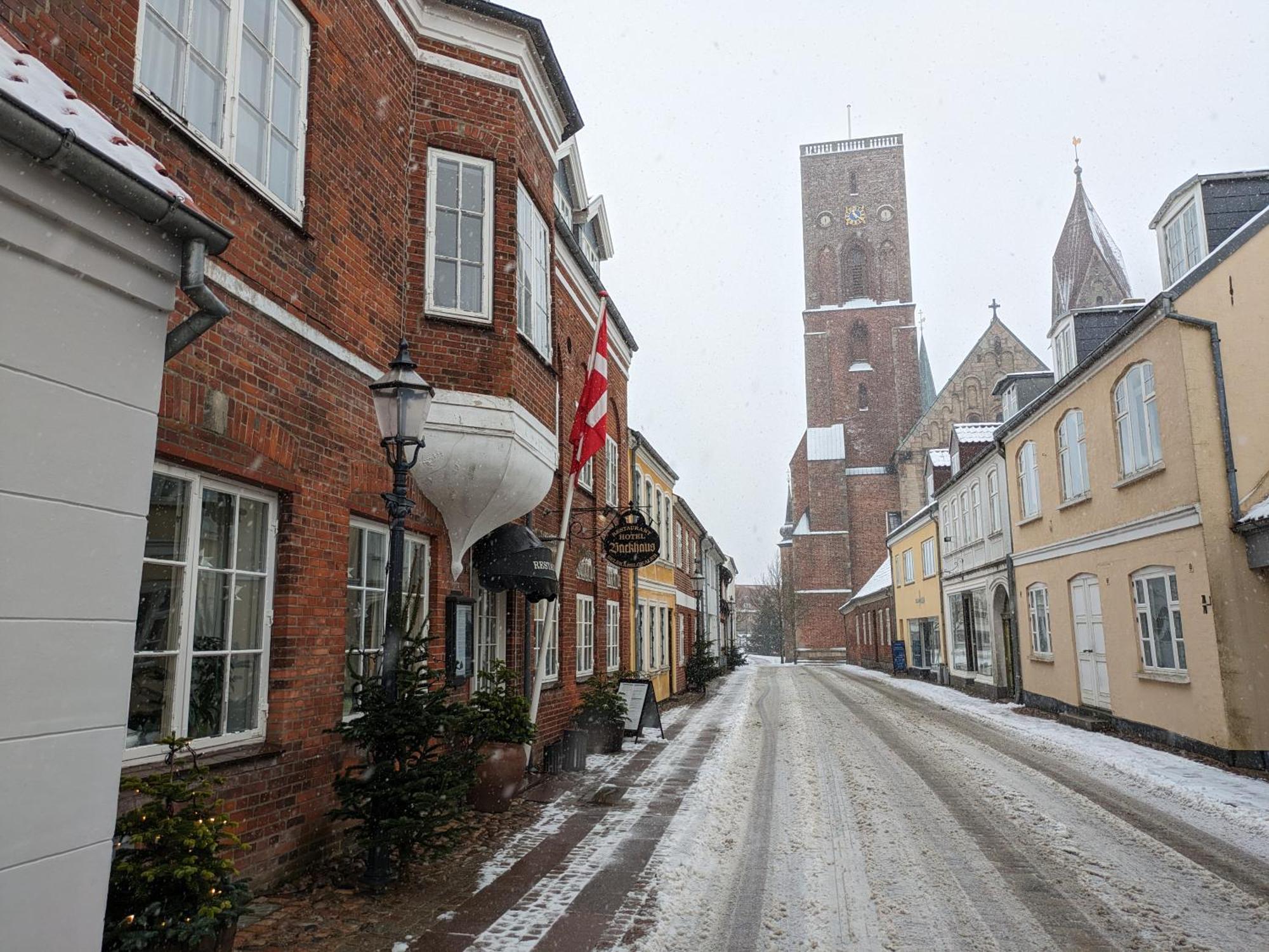 Restaurant Backhaus Hotel Ribe Bagian luar foto